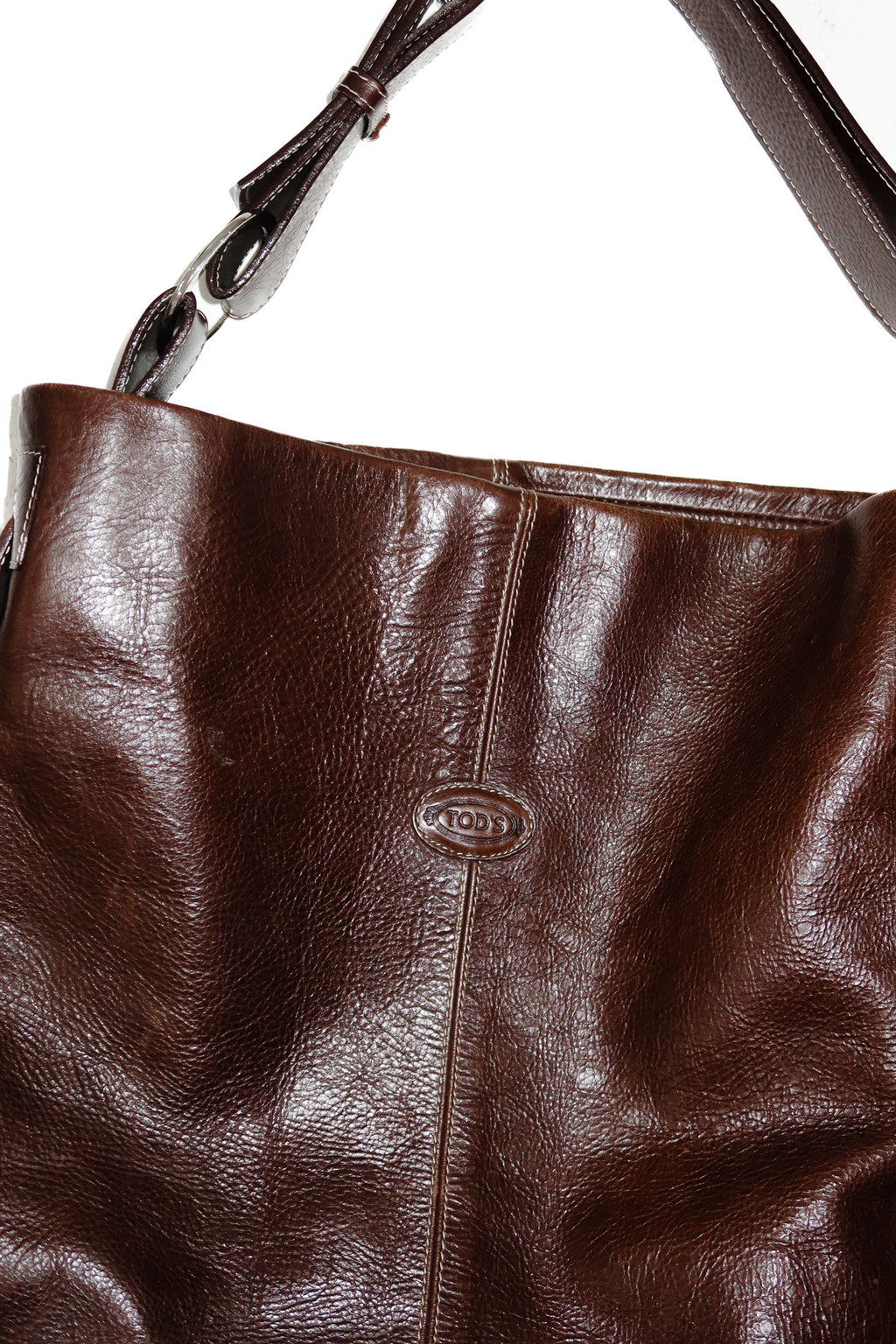 tod's leather hobo bag brown.