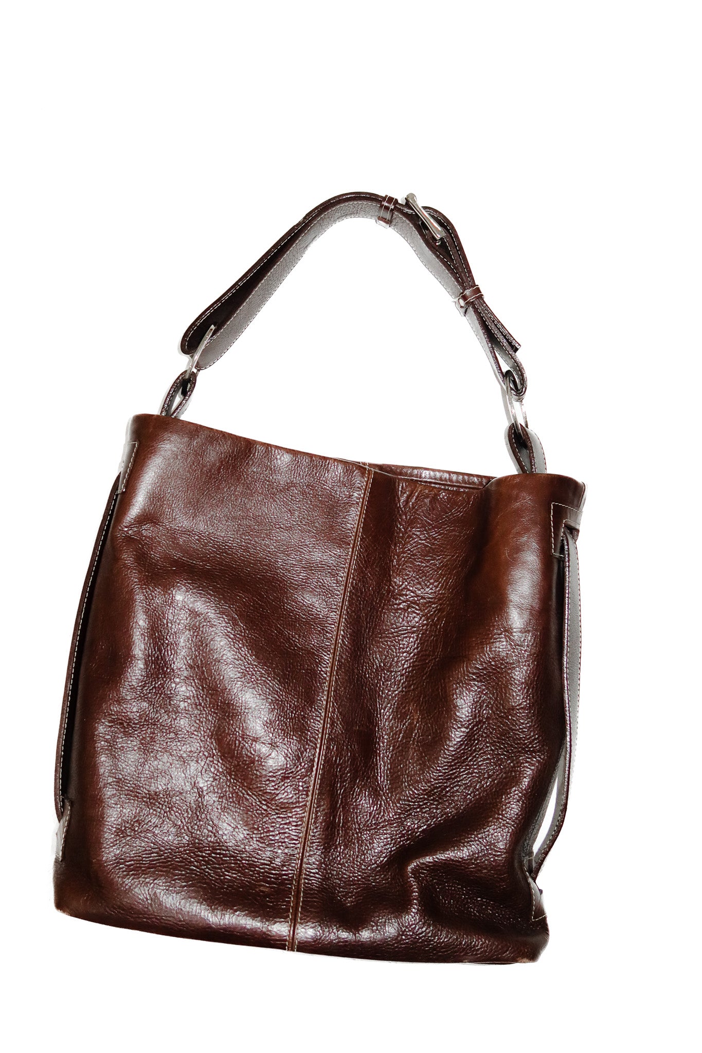 tod's leather hobo bag brown.