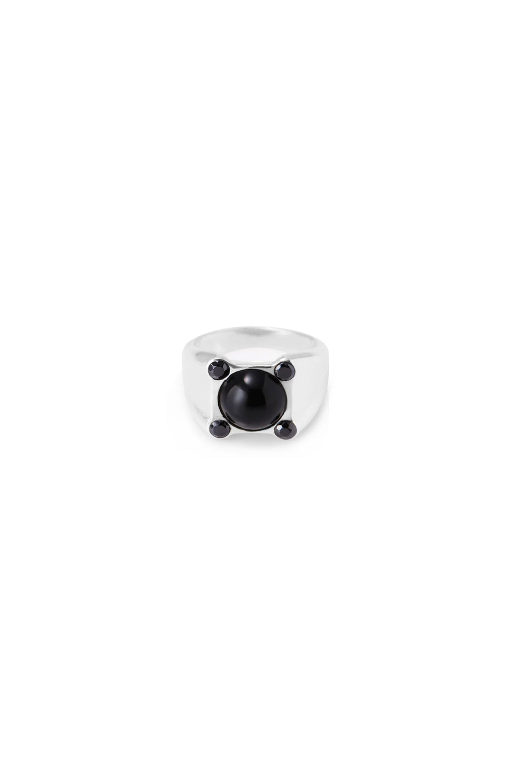 onyx signet ring silver.