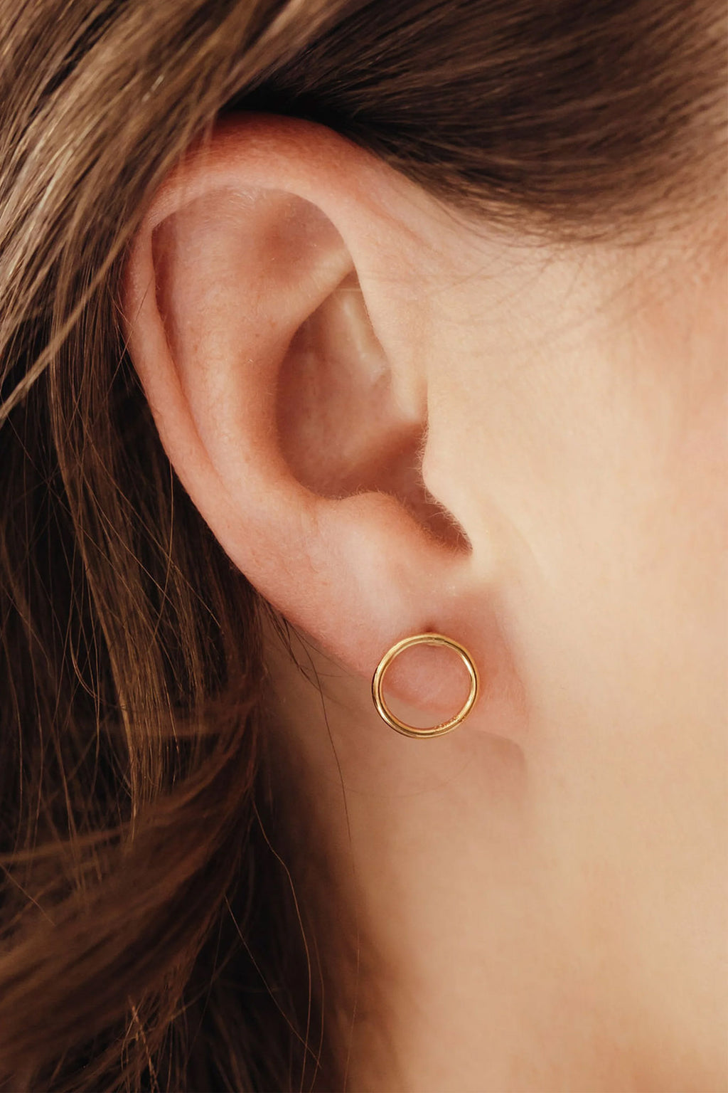 circle studs.