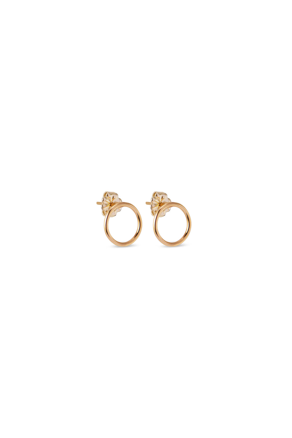 circle studs.