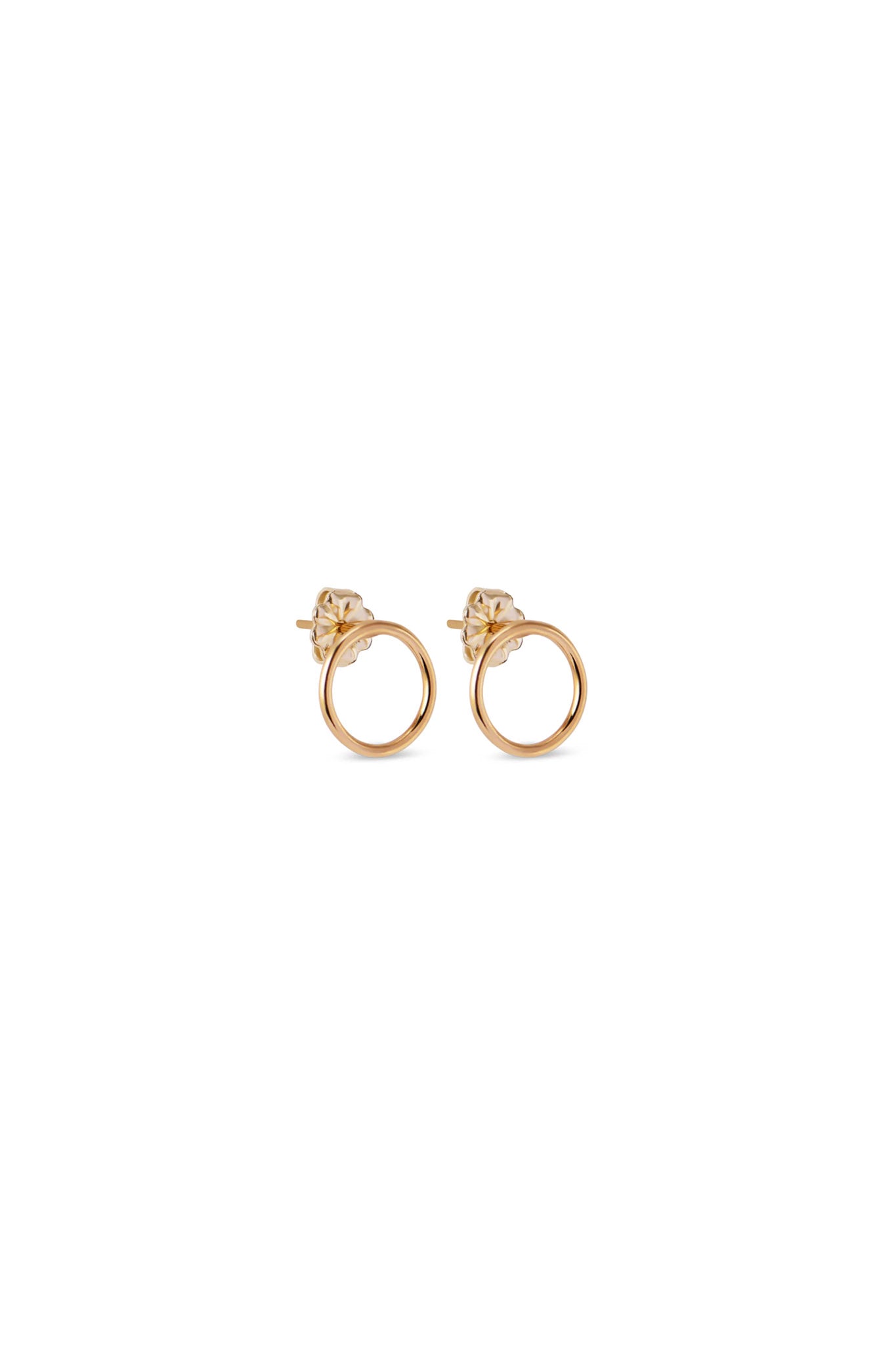circle studs.