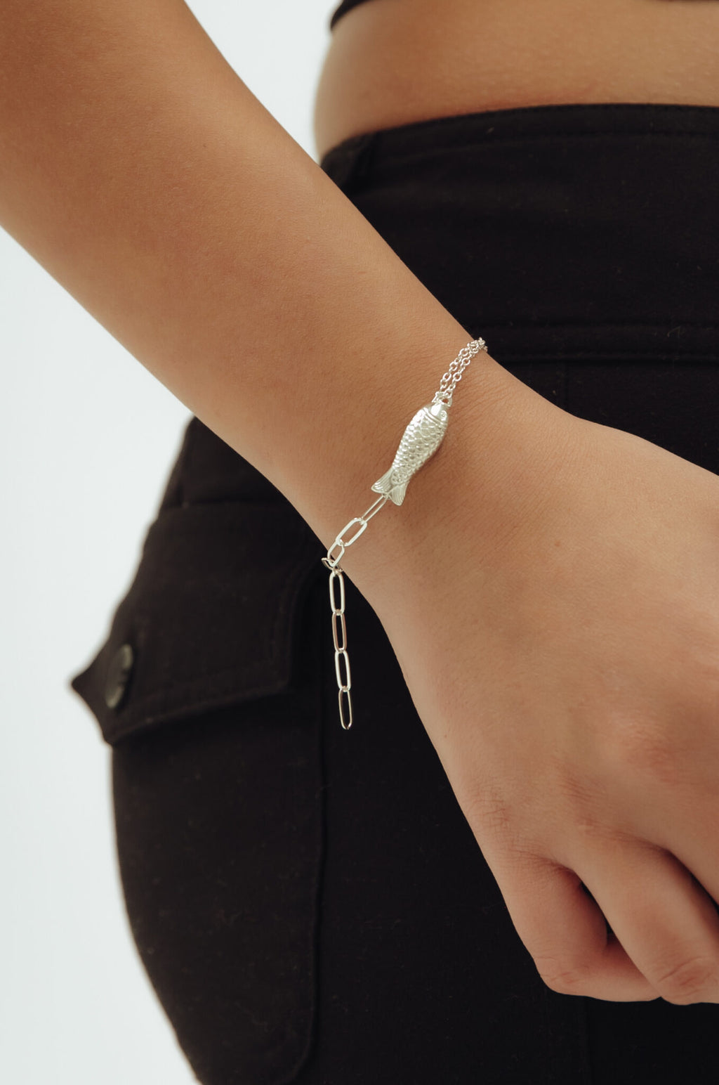pez bracelet silver.