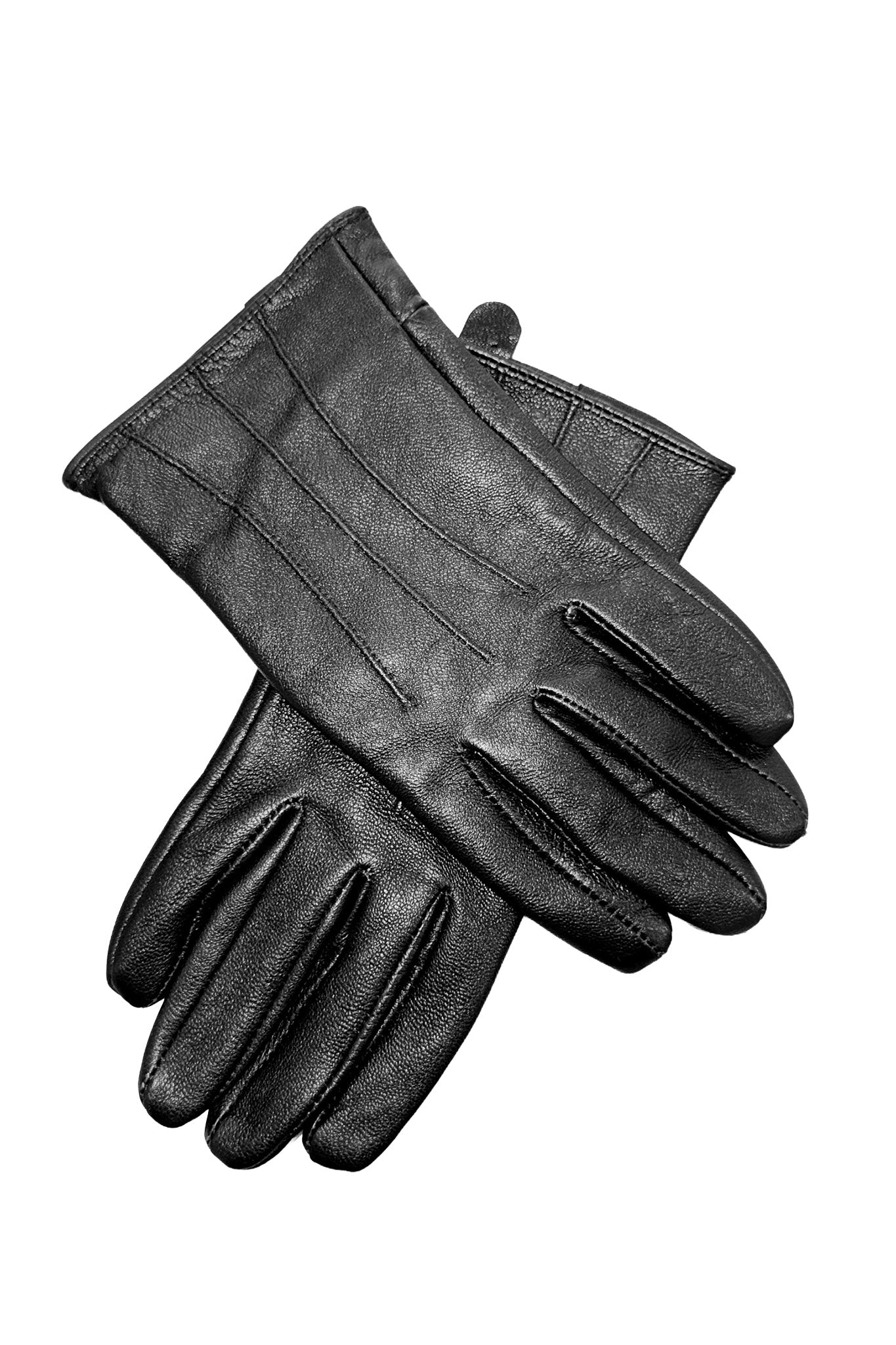 2000’s leather gloves black.