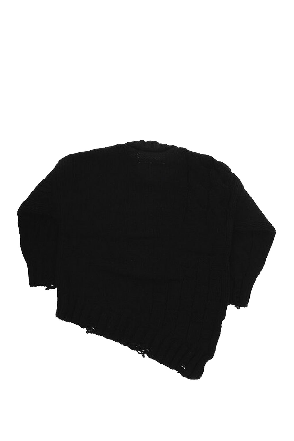 MM6 maison margiela wool blend jumper black.